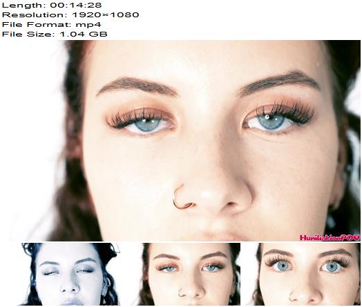 HumiliationPOV  Stare Into My Eyes My Addicted Gooner While I Wipe Your Brain Away  Brainwash preview