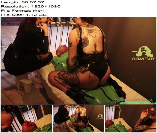 Melisande Sin  Lady Perse starring in video SinSisters Dungeon ashtray prisoner preview