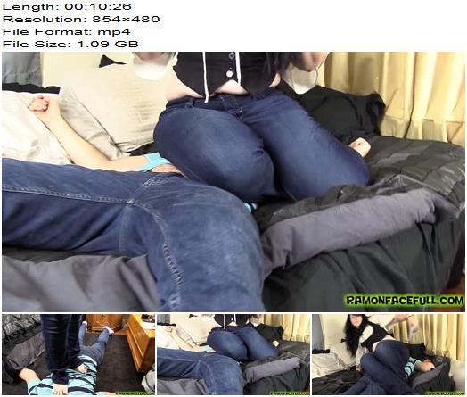 Ramons Facefull of Feet  Panda and the Lazy Sam  Face Sitting preview