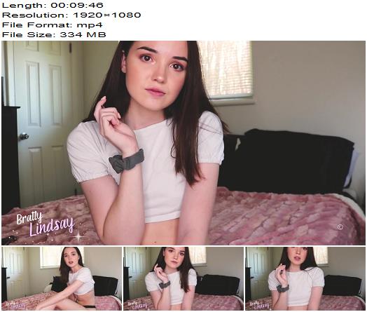 Bratty Lindsay  Permanent Chastity  Chastity Bondage Cage preview