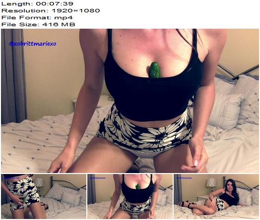 Brittany Marie  Jerkin Your Gherkin  Femdom POV preview