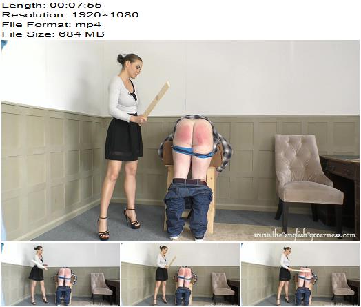 Double miscreant punishment from miss Tina Kay part one preview