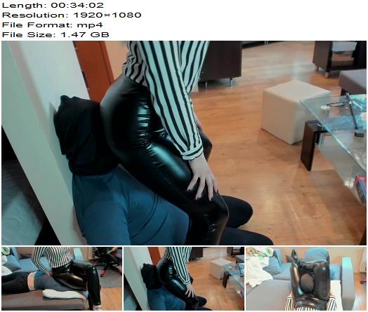 Hot Girlfriend Doing Facesittng In Latex Leggins 1080 HD  Face Sitting  Smothering preview