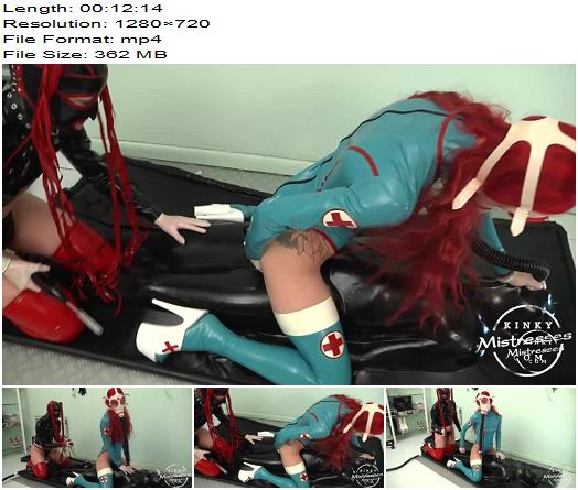 KinkyMistresses  Electro CBT in the vac bed  Electric Play preview