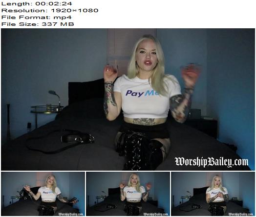 Miss Bailey Banks  Good boy Findom puppy training  Blackmail  Findom preview