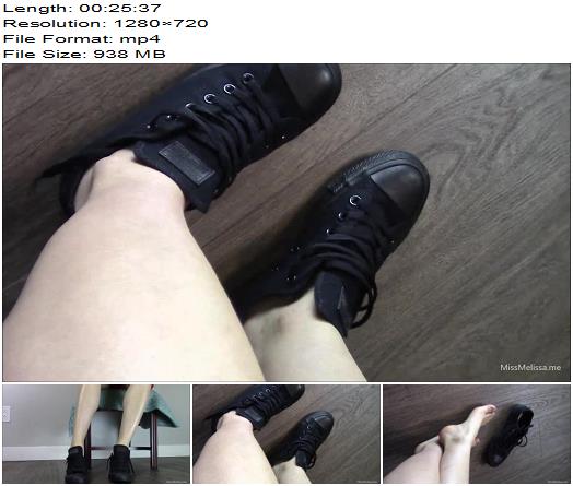 Miss Melissa  OTK Spanking Punishment for Foot Fetish  Footjob Trampling Footworship Shoejob preview