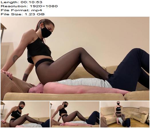 Petite Princess Femdom  Mistress Sofi In Black Pantyhose  Facesitting For Fun  Face Sitting  Smothering preview