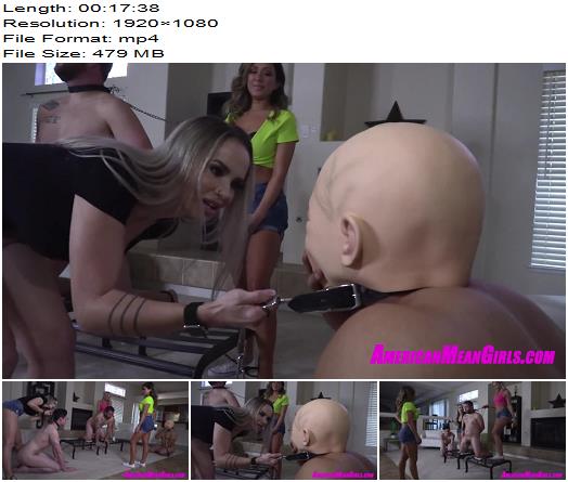 The Mean Girls  Goddess Platinum Lexi Chase Princess Amber  Miss Lexi Chase Breaks Balls For The First Time  Ball Abuse preview