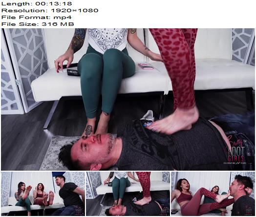 Bratty Foot Girls  Onyx and Mia  Female Training Gone Wrong  Foot Worship preview