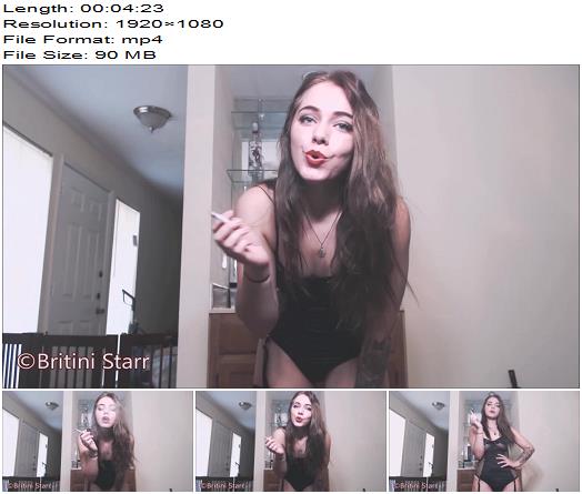 Britini Starr  Smoke Filled Lungs  Blackmail  Findom preview