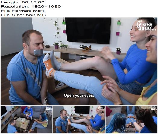 Czech Soles  Board game loser has to smell their stinky socks and feet  Fetish preview