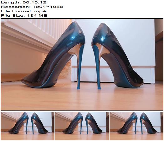 Goddess Natalie  Jerk off to my sexy heels freak  Footjob Trampling Footworship Shoejob preview