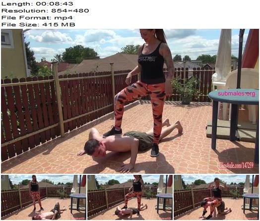   Goddess Zia Personal trainer makes weak losers be her slaves preview