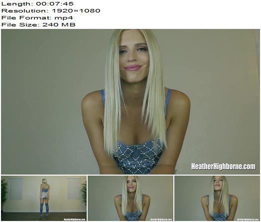 Heather Highborne  You Serve Me And My Man  Blackmail  Findom preview
