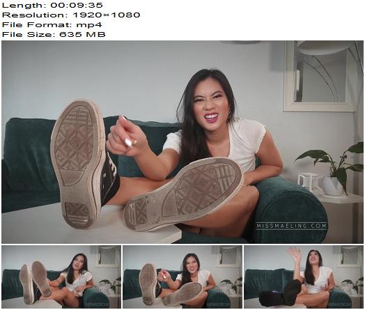 Miss Mae Ling  Sock Addict  Footjob Trampling Footworship Shoejob preview