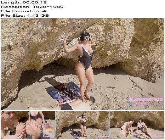 Mistress Veronica Vixen  Brutal Beach Humiliation  Outdoors preview
