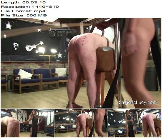 Sadistic Lucy  Target caning practice  Miss Honour May  Whipping and Caning preview