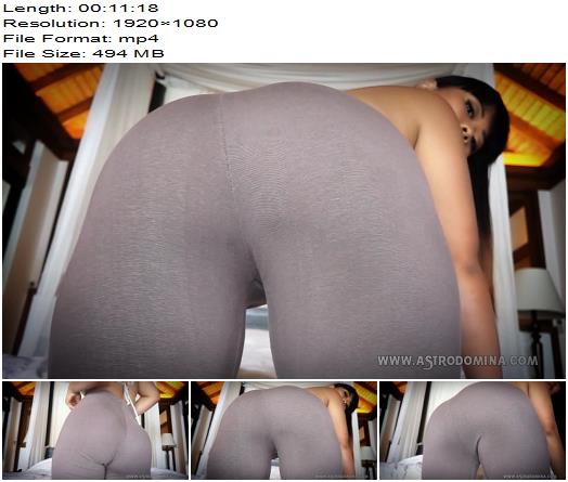 AstroDomina  OWNED BY MY YOGA PANTS  POV ASS WORSHIP  Oral Servitude preview