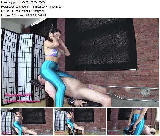 Brat Princess 2  Mia  Restrained Full Weight Facesitting in Disco Pants preview