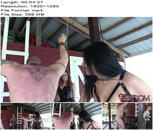 Cruel Unusual FemDom  ClubDom  Two Whips for Two slaves  Whipping and Caning preview