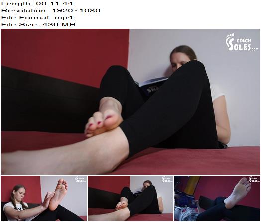 Czech Soles  Amazing bare feet student learning and showing her feet  Fetish preview