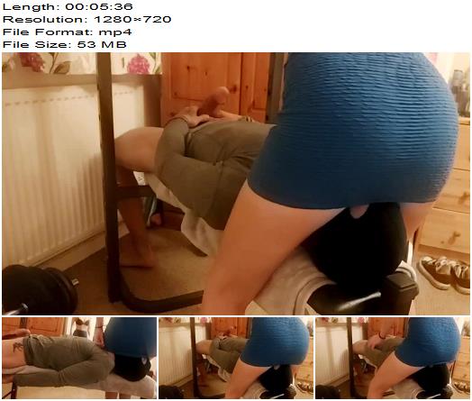 Femdom Facesitting and Facegrinding in Skirt preview