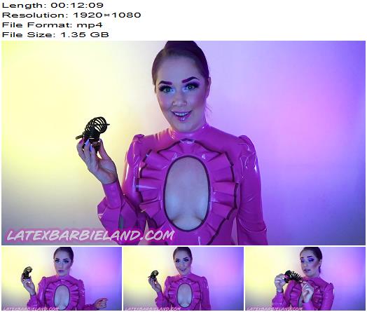Latex Barbie  Men Belong in Cages  Chastity Bondage Cage preview