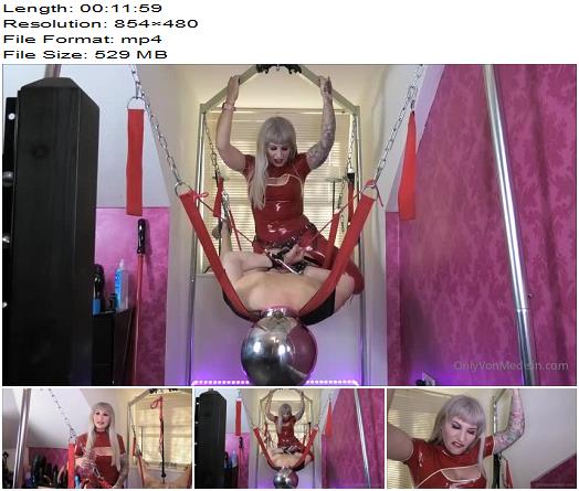 Mistress Ava Von Medisin  Front suspension Strap On part 1  Femdom preview