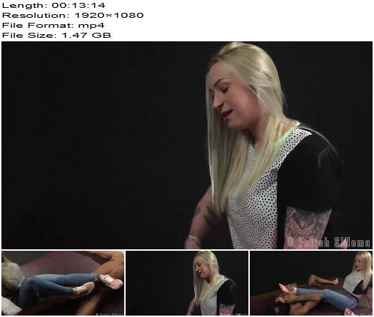 Fetish Sinema  Miss Anna  Tortured Foot Slave  Femdom preview