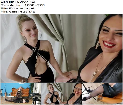 Mistress Ezada Sinn  Behind The Scenes at the House of Sinn with Miss Sarah Dom  Femdom preview