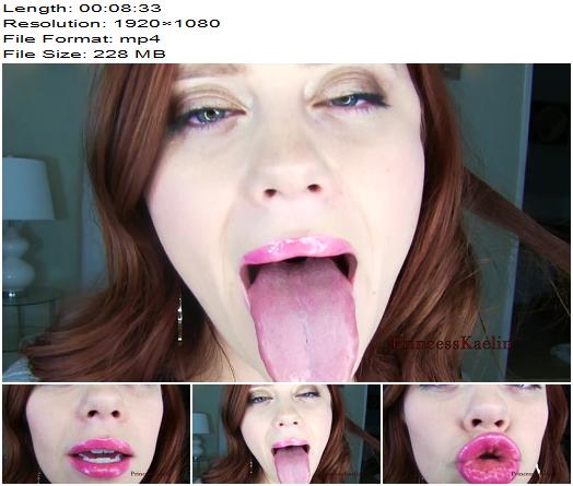 Princess Kaelin  Mouth Tour JOI  Masturbation Instruction preview