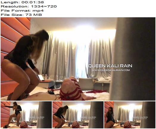 Queen Kali Rain  Hotel Foot fetish followed by face sitting tease preview
