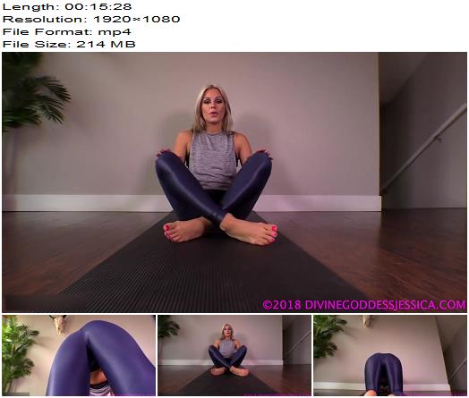 Goddess Jessica  Mesmerized in Yoga Class  Masturbation Instruction preview