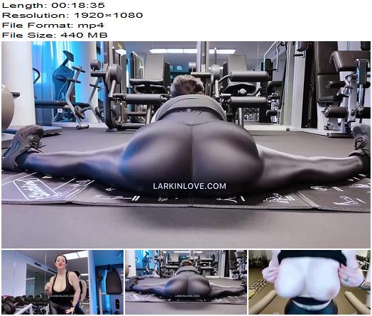 Larkin Love  Gooning at The Gym for Your Personal Trainer  Masturbation Instruction preview
