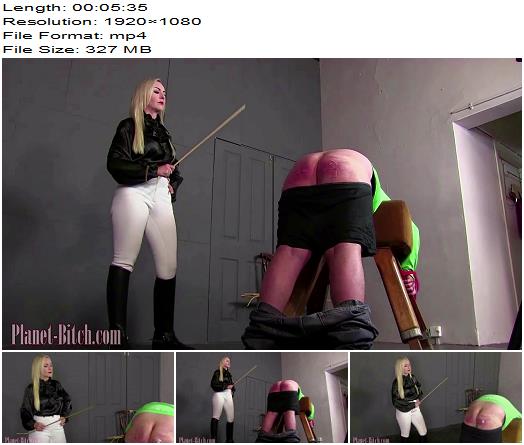 Planet Bitch  Miss Jessica Wood  Caned Hard  Femdom preview