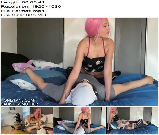 Sadistic Smother 416  Shoe Sniffing Spitting and Facesitting  Mistress Alexis  Femdom preview