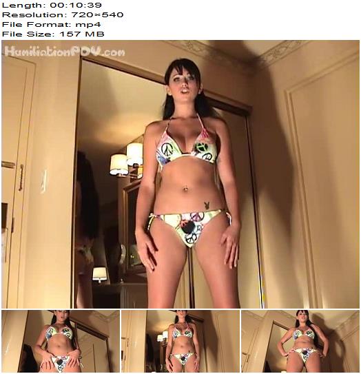 Humiliation POV  Goddess Chloe Bikini Worship  Femdom Pov preview
