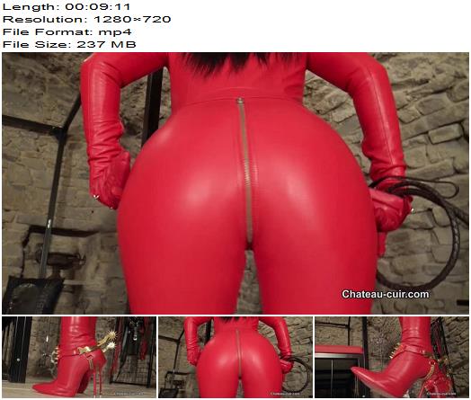 Kinky Leather Clips  Fetish Liza  Leather Catsuit And Goddess Worship  Femdom Pov preview
