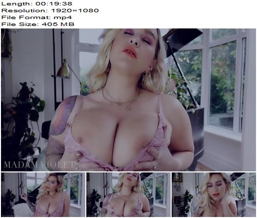 Madam Violet  My Breasts Fill Your Mind  Blackmail  Findom preview
