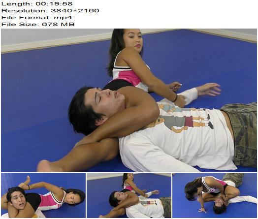 Reality Girls Scissors  Gymnast Power Legs 4K  Asian preview