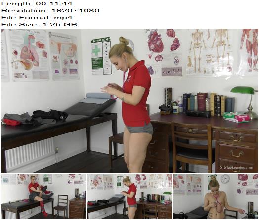 St Mackenzies  Pretty School Girl Essie Strips While Listening To Her Heart With a Stethoscope  Femdom Pov preview