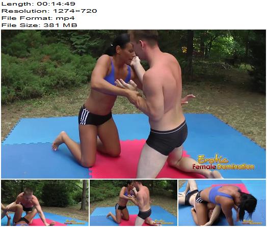 Erotic Female Domination  Beautiful Tia Shows Off Her Amazon Fighter Skills preview