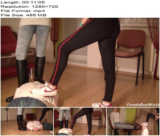 Female Boot World  Licking Camerons Boots  Shoe  Boot Worship preview