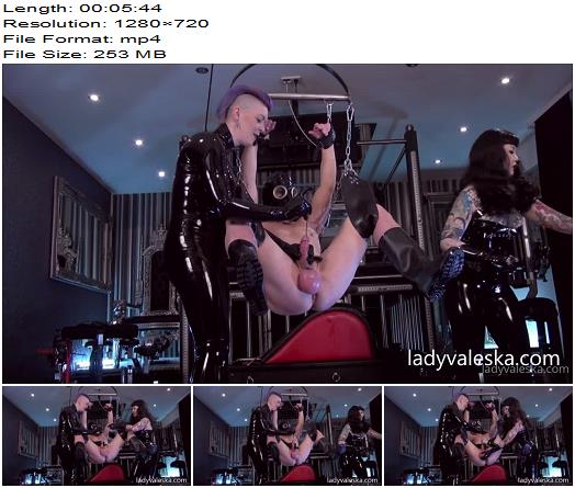 Lady Valeska FemDom  Cock and Ball Torment   Lady Valeska and Mistress Patricia preview