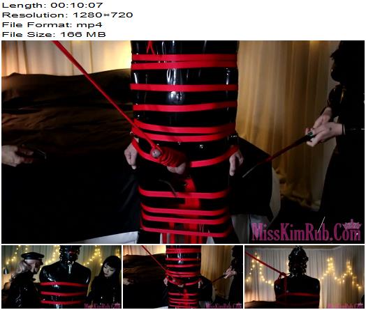 Miss Kim Rub  Bondage Slave Double Dommed With Mistress Black preview