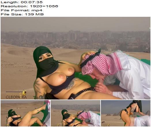 Mistress Cleopatra  Hijabi wife pegs her Arab husband hardcore  Anal Training preview