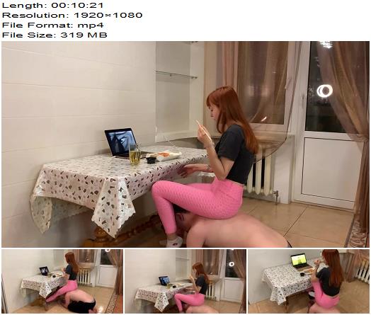 Petite Princess FemDom  Kira Has Dinner In The Kitchen Using Her Boyfriend as HumanFurniture and a ChairSlave  Femdom preview