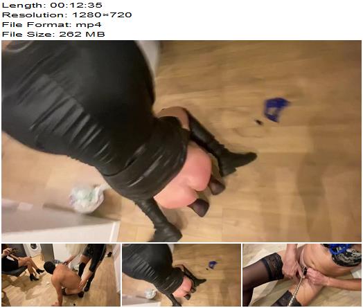 Bad Anastasia  Condom Juice for this Cuckold  Triple Domme preview