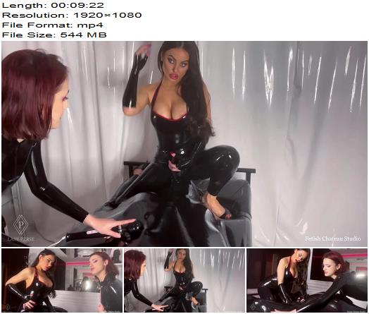 Lady Perse  Using my slave in vacbed with EvilWoman preview