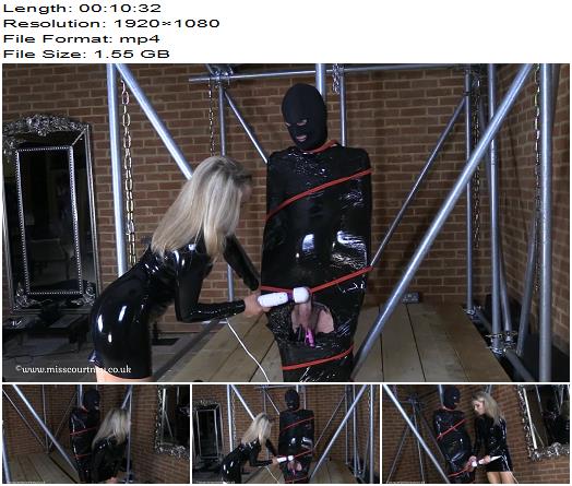 Mistress Courtneys Fetish Lair  Clingfilm Cumming preview